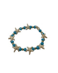 Starfish Charm Bracelet — Light Blue